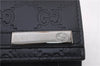 Authentic GUCCI Guccissima 6 Key Case Holder GG Leather 406662 Navy Box 9598E