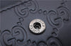 Authentic GUCCI Guccissima 6 Key Case Holder GG Leather 406662 Navy Box 9598E