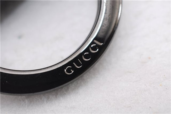 Authentic GUCCI Guccissima 6 Key Case Holder GG Leather 406662 Navy Box 9598E