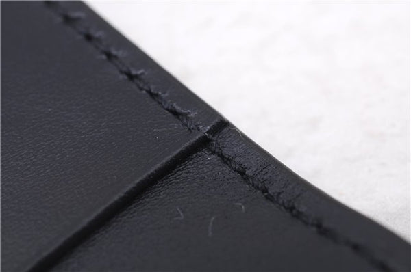 Authentic GUCCI Guccissima 6 Key Case Holder GG Leather 406662 Navy Box 9598E