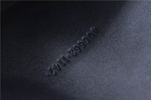 Authentic GUCCI Guccissima 6 Key Case Holder GG Leather 406662 Navy Box 9598E