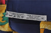 Authentic HERMES Carre 90 Scarf "LE MORS A LA CONETABLE" Silk Navy 9599D