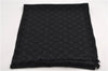 Authentic Louis Vuitton Echarpe Monogram Classic Muffler Wool M70520 Black 9599E