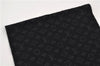 Authentic Louis Vuitton Echarpe Monogram Classic Muffler Wool M70520 Black 9599E