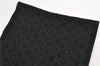 Authentic Louis Vuitton Echarpe Monogram Classic Muffler Wool M70520 Black 9599E