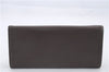 Authentic PRADA Soft Calf Leather Long Wallet Purse Brown 1M1132 Box 9600C