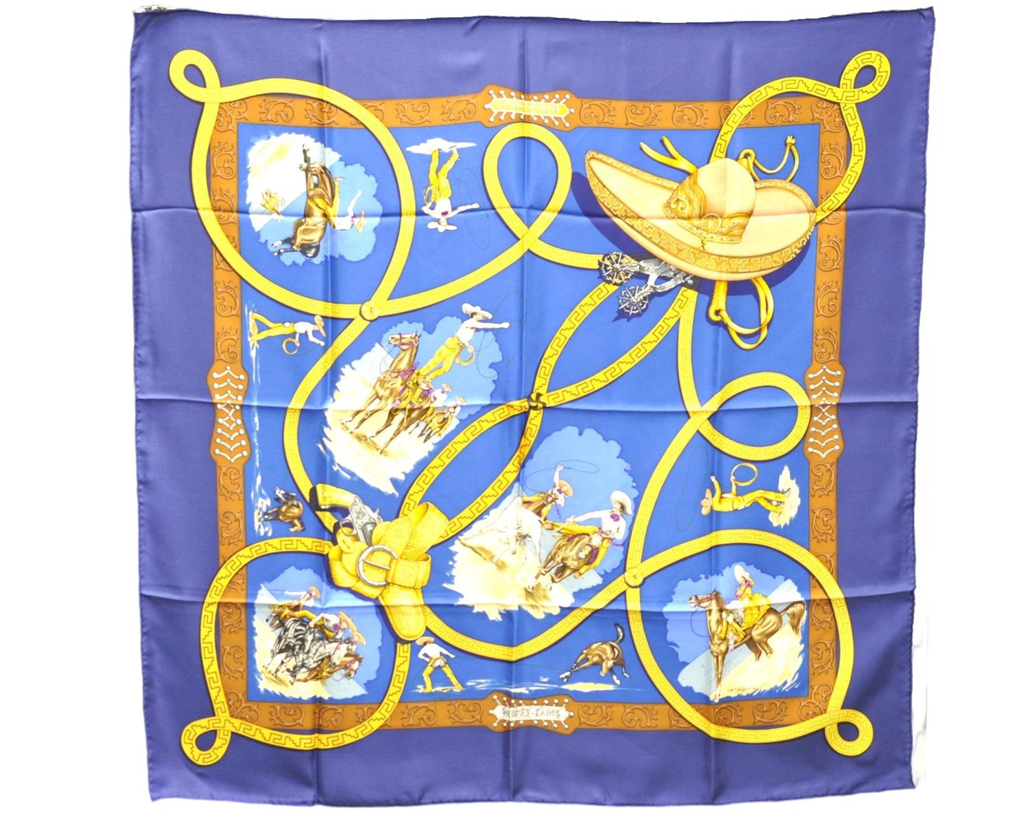 Authentic HERMES Carre 90 Scarf 