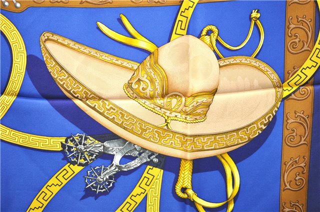 Authentic HERMES Carre 90 Scarf 