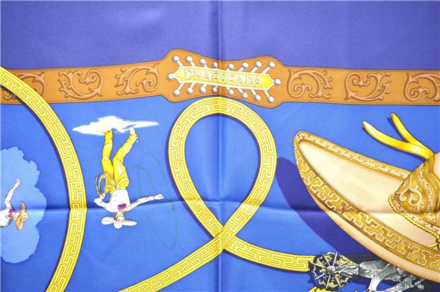 Authentic HERMES Carre 90 Scarf 