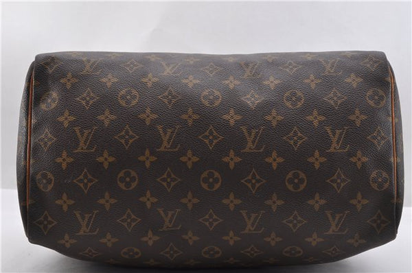 Authentic Louis Vuitton Monogram Speedy 35 Hand Bag M41524 LV 9606C