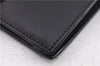 Authentic FENDI By The Way Bifold Mini Wallet Purse Leather Black Box 9606E