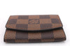 Authentic Louis Vuitton Damier Cufflinks Accessory Case Pouch M64681 LV 9607E