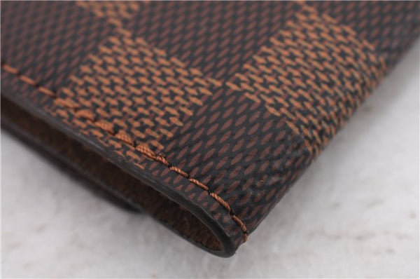 Authentic Louis Vuitton Damier Cufflinks Accessory Case Pouch M64681 LV 9607E