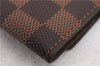 Authentic Louis Vuitton Damier Cufflinks Accessory Case Pouch M64681 LV 9607E