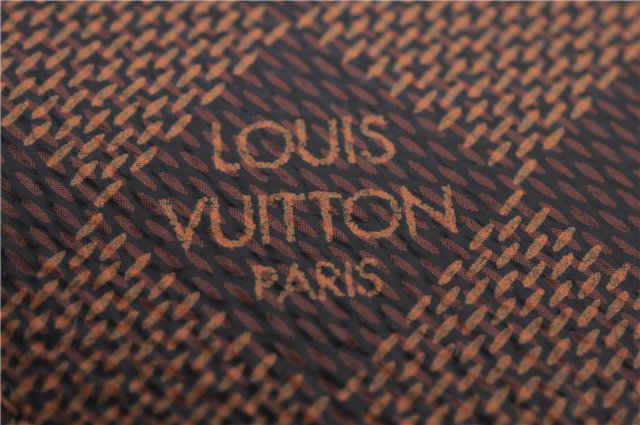 Authentic Louis Vuitton Damier Cufflinks Accessory Case Pouch M64681 LV 9607E