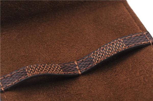 Authentic Louis Vuitton Damier Cufflinks Accessory Case Pouch M64681 LV 9607E