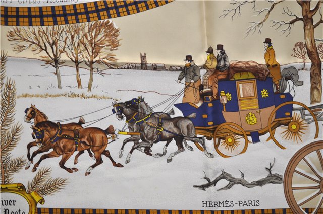 Authentic HERMES Carre 90 Scarf 