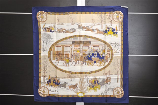 Authentic HERMES Carre 90 Scarf 