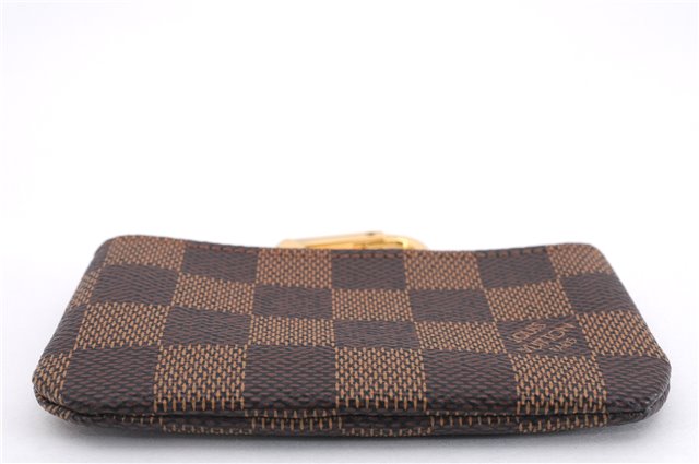 Authentic Louis Vuitton Damier Pochette Cles Coin Purse Case N62658 LV Box 9608E