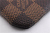 Authentic Louis Vuitton Damier Pochette Cles Coin Purse Case N62658 LV Box 9608E