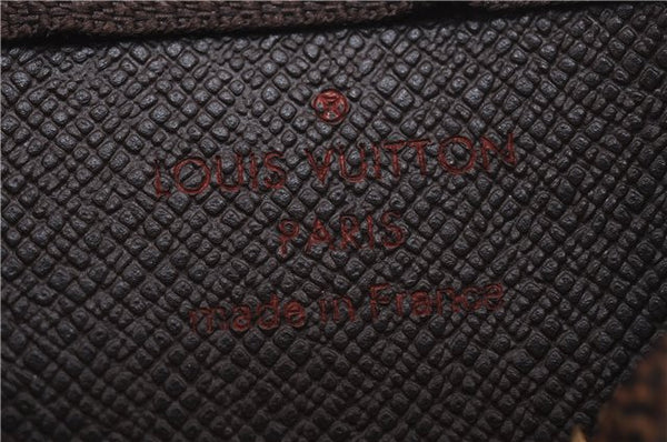 Authentic Louis Vuitton Damier Pochette Cles Coin Purse Case N62658 LV Box 9608E