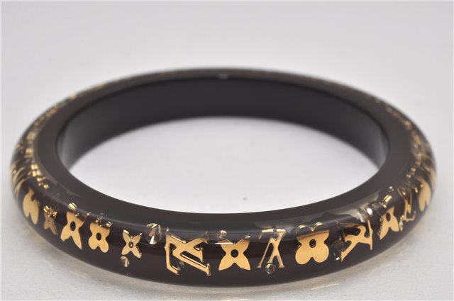 Authentic Louis Vuitton Uncle John TPM Bangle Bracelet Brown M65662 LV 9609E