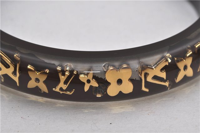 Authentic Louis Vuitton Uncle John TPM Bangle Bracelet Brown M65662 LV 9609E