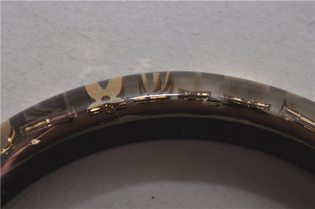 Authentic Louis Vuitton Uncle John TPM Bangle Bracelet Brown M65662 LV 9609E