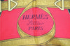 Authentic HERMES Carre 90 Scarf "EPERON D'OR" Silk Red 9610D