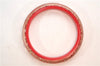 Authentic Louis Vuitton Uncle John TPM Bangle Bracelet Red LV 9611E