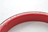 Authentic Louis Vuitton Uncle John TPM Bangle Bracelet Red LV 9611E