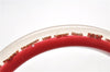 Authentic Louis Vuitton Uncle John TPM Bangle Bracelet Red LV 9611E