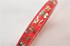 Authentic Louis Vuitton Uncle John TPM Bangle Bracelet Red LV 9611E