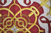 Authentic HERMES Carre 90 Scarf "Eperon d'or" Silk Bordeaux Red 9614D