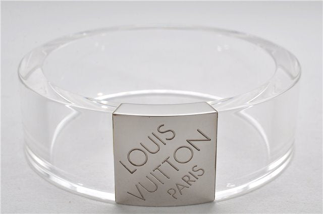 Authentic Louis Vuitton Night Clubber MM Bangle Bracelet Clear M92199 LV 9615E