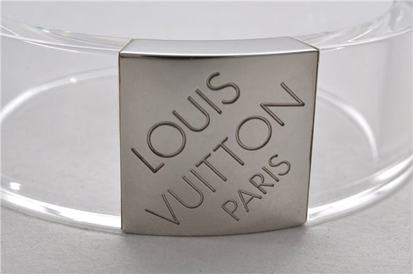 Authentic Louis Vuitton Night Clubber MM Bangle Bracelet Clear M92199 LV 9615E