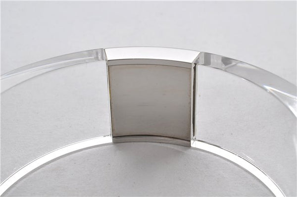 Authentic Louis Vuitton Night Clubber MM Bangle Bracelet Clear M92199 LV 9615E