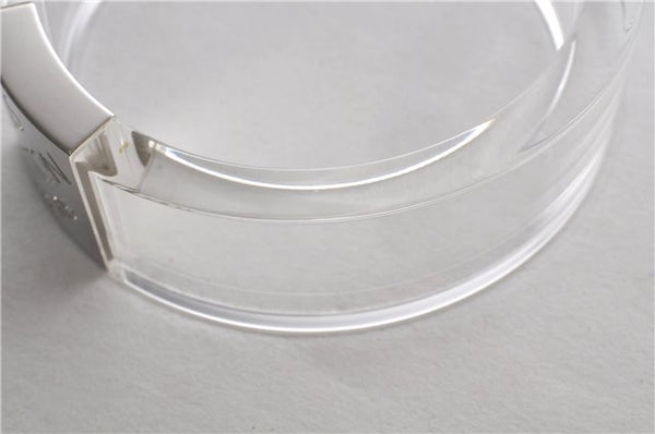 Authentic Louis Vuitton Night Clubber MM Bangle Bracelet Clear M92199 LV 9615E