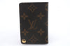 Auth Louis Vuitton Monogram Porte Cartes Credit Pression M60937 Card Case 9616C