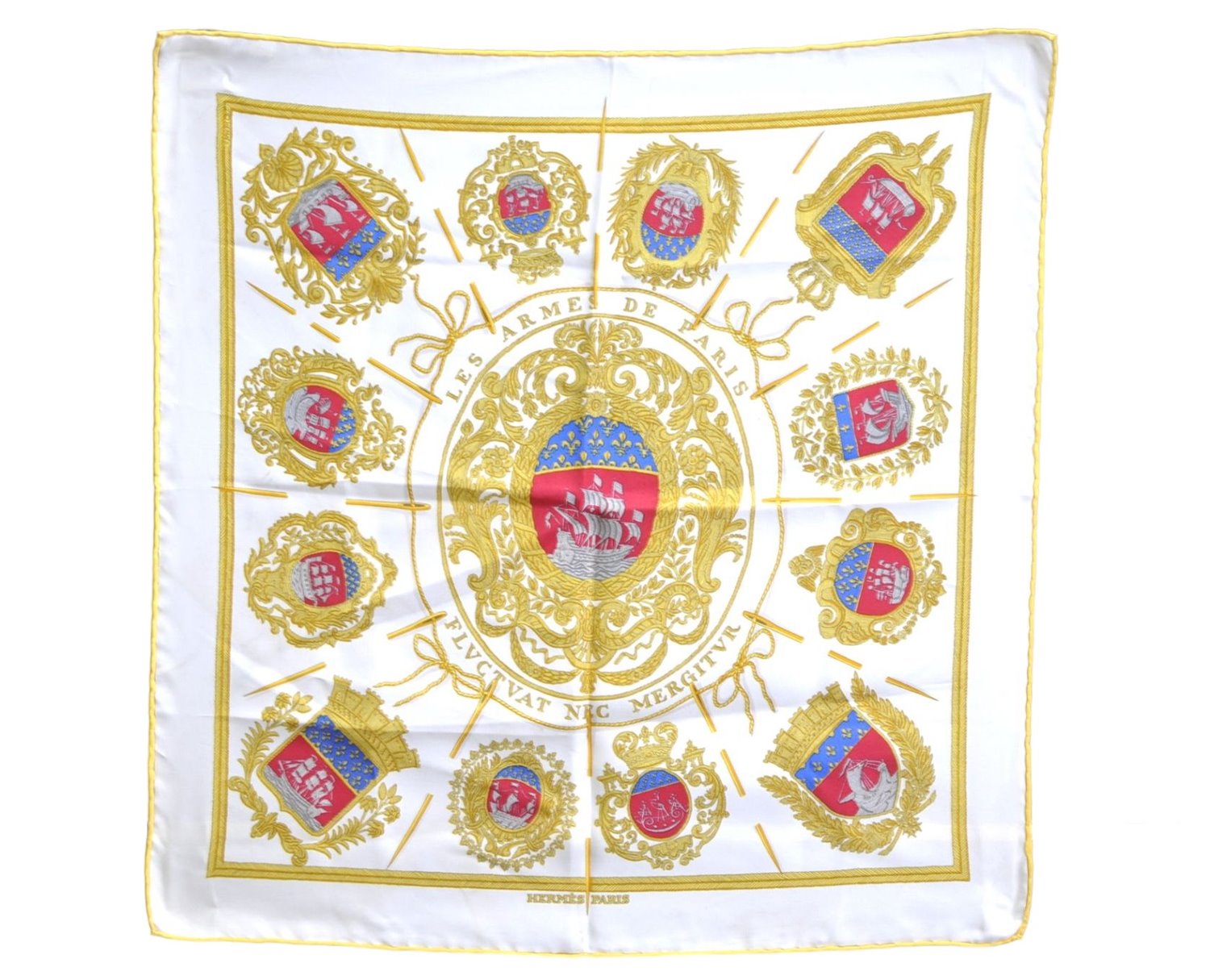 HERMES Petit Carre 40 Scarf Handkerchief 