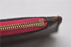 Authentic Louis Vuitton Monogram Neverfull Pouch Purse Clutch Bag Pink LV 9618E