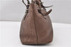 Authentic FENDI Selleria Villa Borghese Hand Tote Bag Purse Leather Brown 9619F