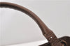 Authentic FENDI Selleria Villa Borghese Hand Tote Bag Purse Leather Brown 9619F