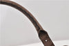 Authentic FENDI Selleria Villa Borghese Hand Tote Bag Purse Leather Brown 9619F