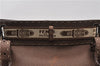 Authentic FENDI Selleria Villa Borghese Hand Tote Bag Purse Leather Brown 9619F