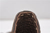 Authentic FENDI Selleria Villa Borghese Hand Tote Bag Purse Leather Brown 9619F