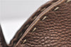 Authentic FENDI Selleria Villa Borghese Hand Tote Bag Purse Leather Brown 9619F