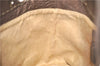 Authentic FENDI Selleria Villa Borghese Hand Tote Bag Purse Leather Brown 9619F