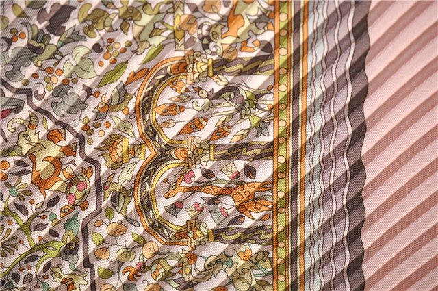 Authentic HERMES Pleats Scarf 