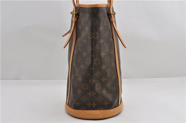 Authentic Louis Vuitton Monogram Bucket GM Shoulder Tote Bag M42236 LV 9625E